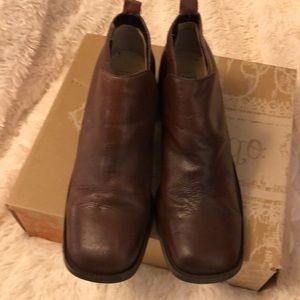 Medium Brown Calf Leather Boot worn once!
